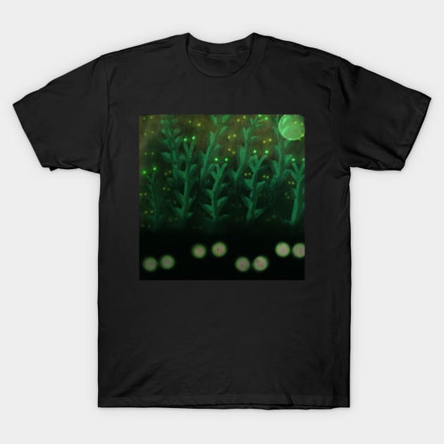 Haunted Field T-Shirt by kitaemirae